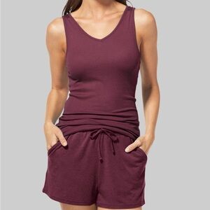 Tommy John Women’s Lounge Tank in Winetasting